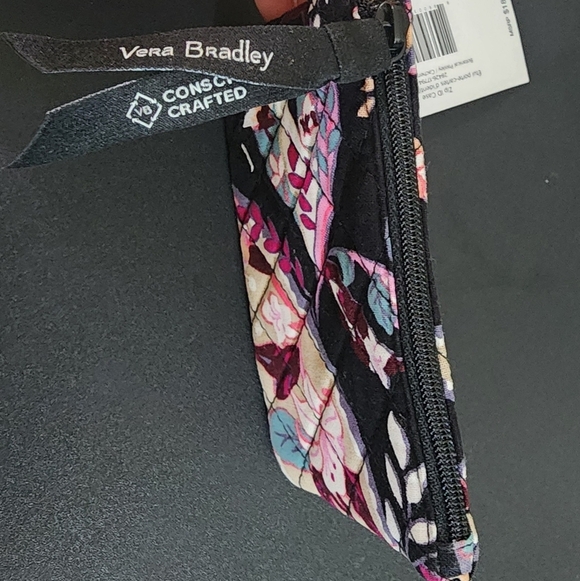 Vera Bradley Women's Cotton Zip Id Case Wallet, Botanical Paisley, One Size - Picture 5 of 6